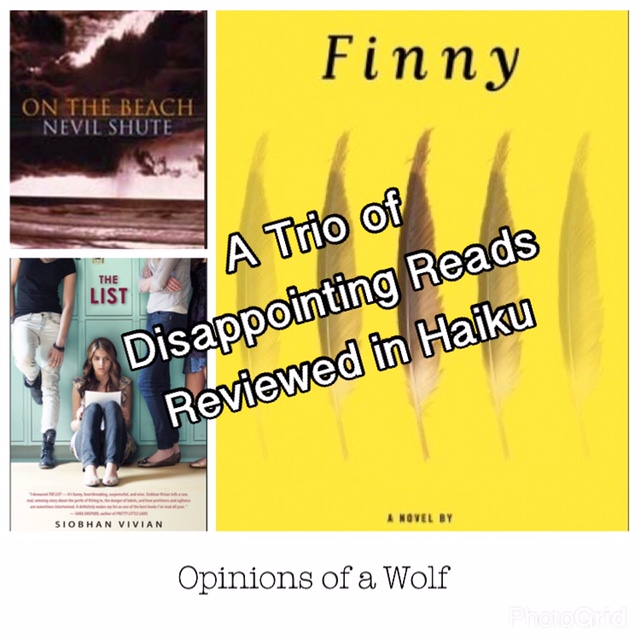 A Second Trio of Disappointing Reads Reviewed in Haiku